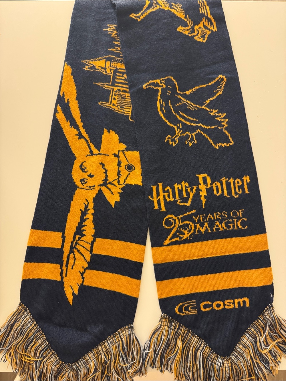 Brand new Harry Potter 25 Years of Magic Knit Scarf MEN WOMEN KIDS